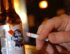 Курение и употребление алкоголя