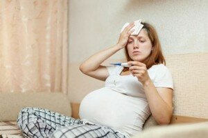 Потливость и температура у беременной женщины